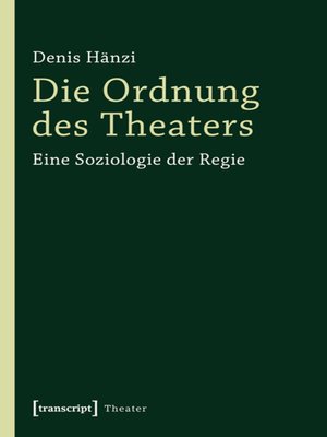 cover image of Die Ordnung des Theaters